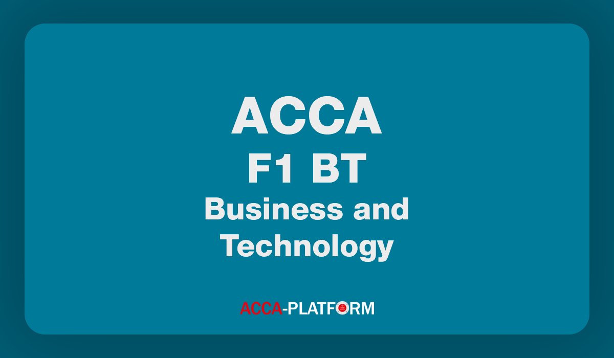F1 (BT) Business and Technology Workbook Kaplan